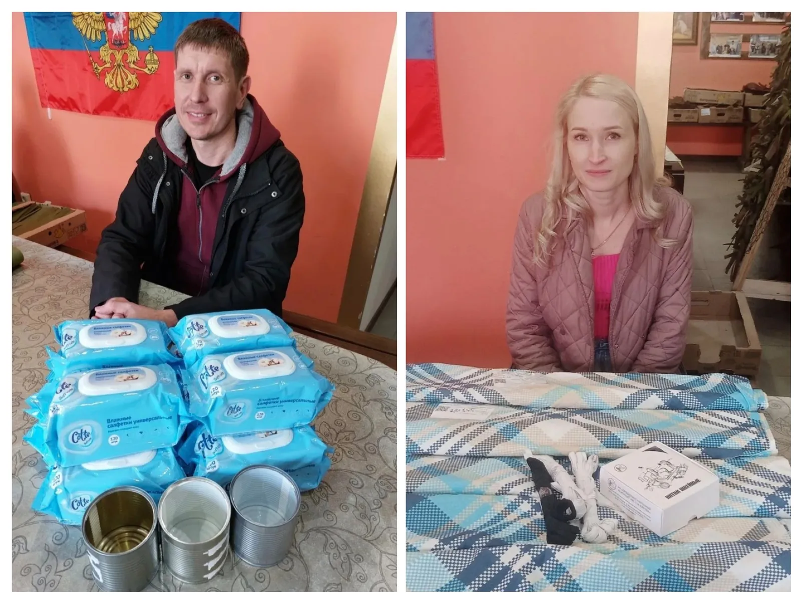 День богатый на помощь: мёд, ткани, деньги на воду, готовые сети и бельё из сёл, пожертвования.