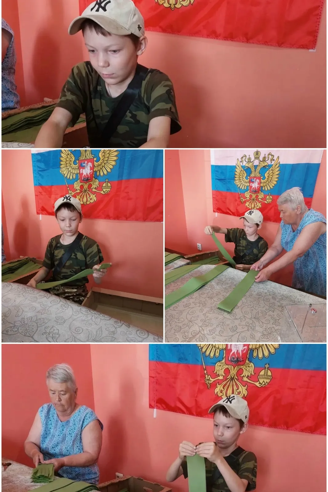 Дети из семей участников СВО пришли помогать, взрослые жертвовали на мемориал, Галина Куршина сшила 1100 комплектов белья.