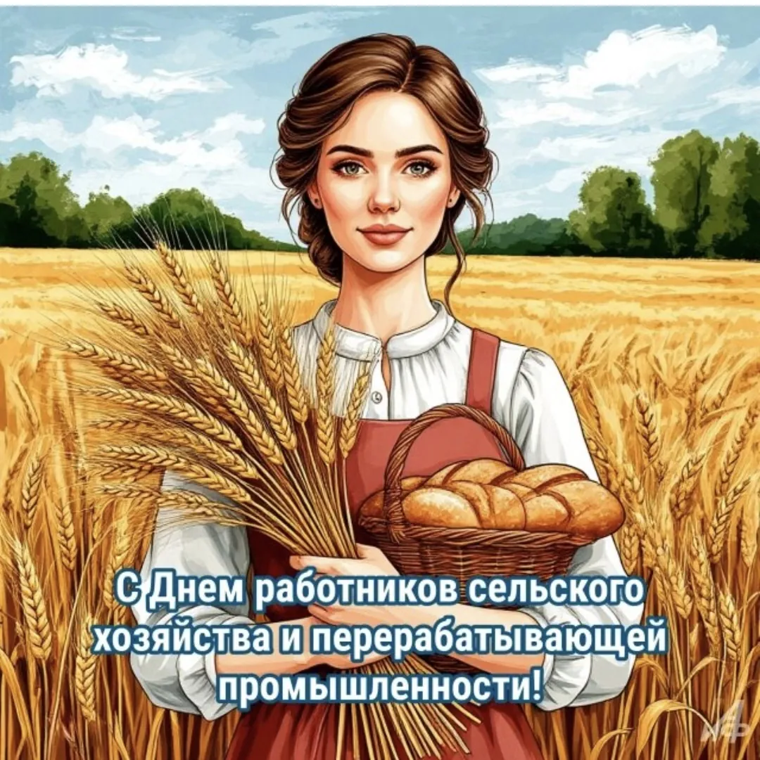 Поздравление работников сельского хозяйства и перерабатывающей промышленности с профессиональным праздником.